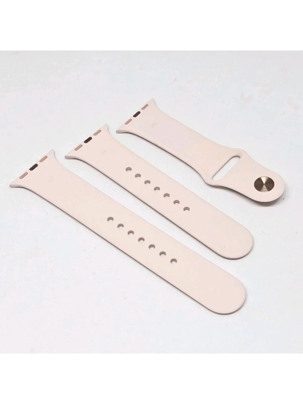Silicone Band for 40 mm Apple Watch Pink Blush Sport Band S/M M/L